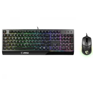 کیبورد و موس گیمینگ ام اس آی مدل Vigor GK30 Combo RGB Black