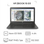 لپ تاپ استوک اچ پی ZBOOK 15 G3 پردازنده Xeon E3
