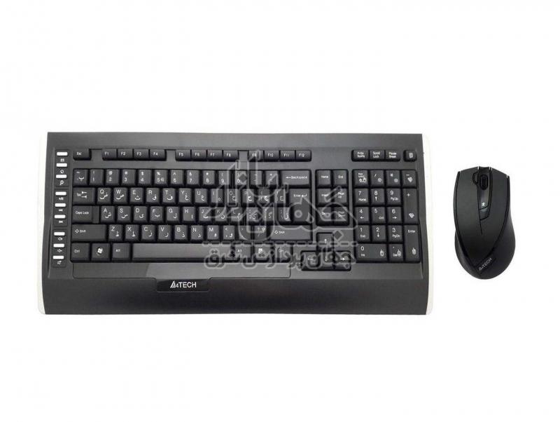 کیبورد و ماوس بی سیم ای فورتک مدل 9300F