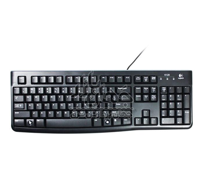 صفحه کلید استوک Logitech مدلk120