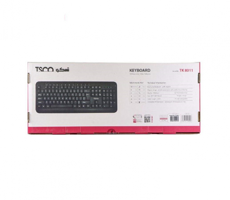 کیبورد تسکو مدل TK8011 - Image 2