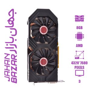 کارت گرافیک استوک ایکس اف ایکس XFX Radeon RX 580 با کارتن