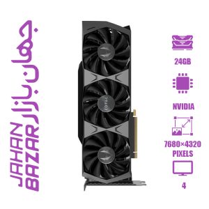 کارت گرافیک استوک زوتک GeForce RTX 3090 Trinity OC ظرفیت 24 گیگابایت