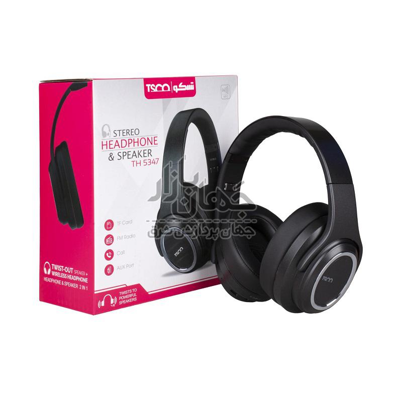 هدفون دو کاره بی سیم تسکو TSCO TH 5347 Headphone