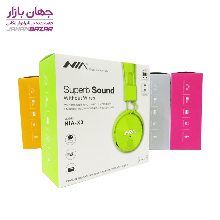 هدفون بی سیم نیا مدل X3 - Image 9
