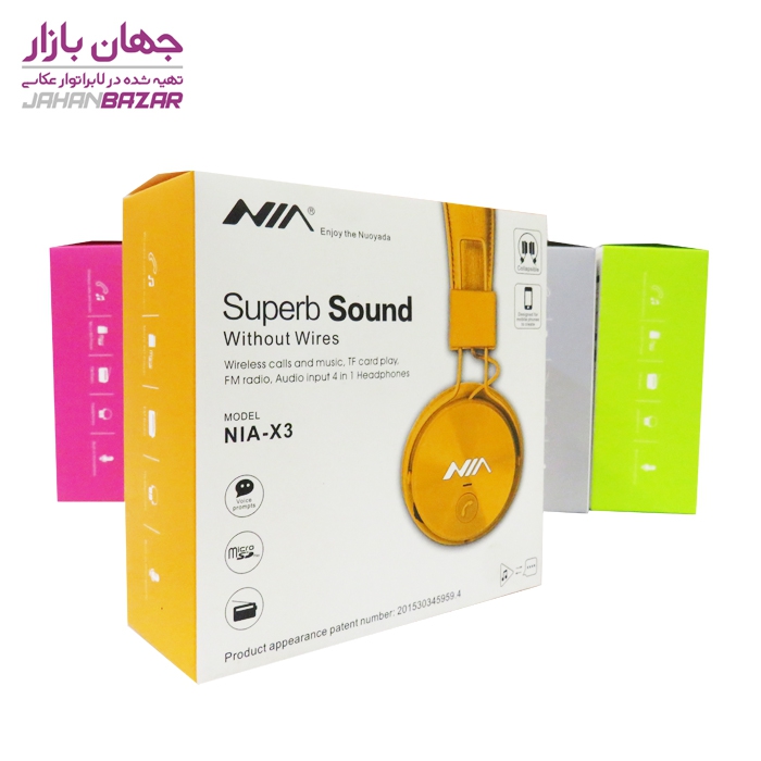 هدفون بی سیم نیا مدل X3 - Image 11