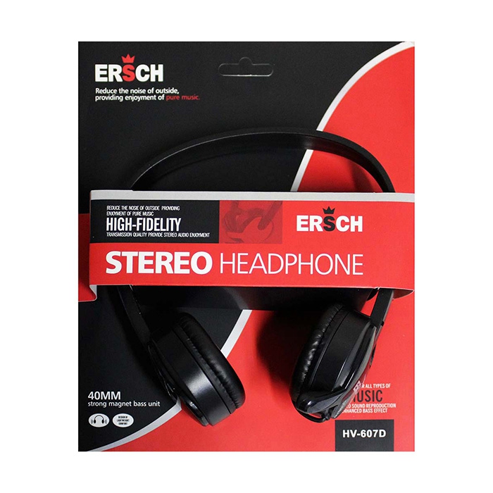 هدفون سیم دار ersch مدل HV-607D - Image 2