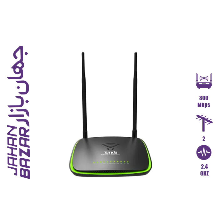 مودم +ADSL2 وایرلس 4 پورت تندا مدل D1201 Dual-Band