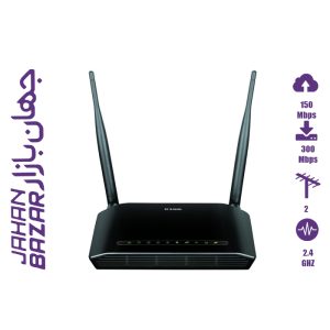 مودم روتر بی سیم D-Link DSL-2740U N300 ADSL2