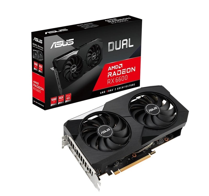 کارت گرافیک ایسوس Asus RX 6600 Dual 8GB