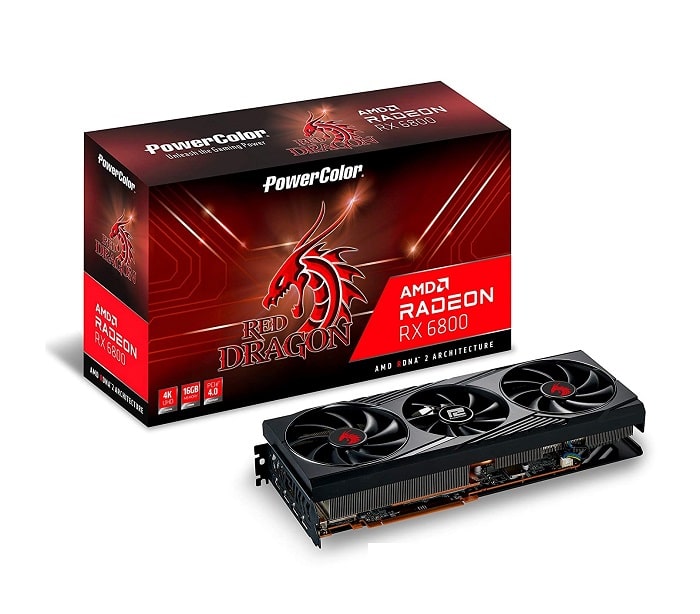 کارت گرافیک پاور کالر Red Dragon RX 6800