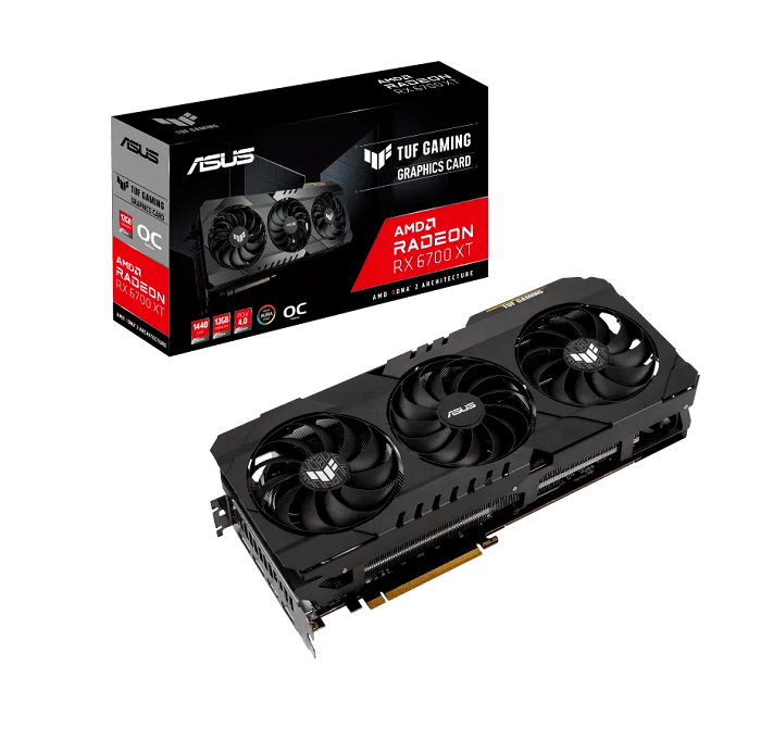 کارت گرافیک ایسوس Asus RX 6700 XT TUF OC 12GB