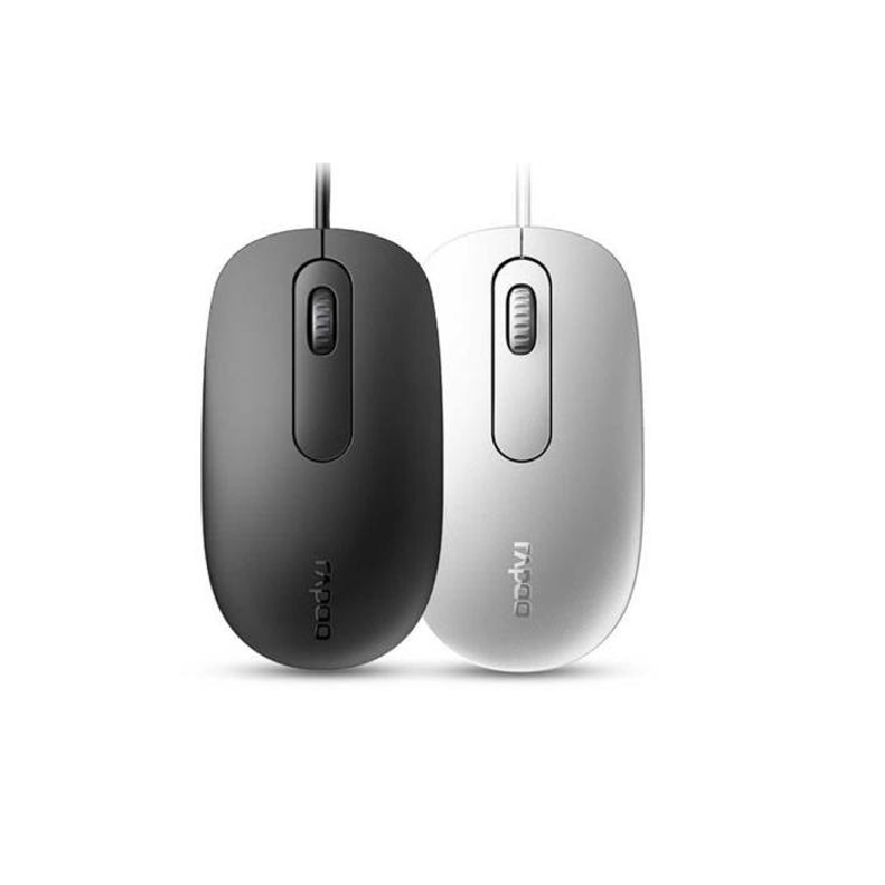 موس با سیم رپو مدل N200 RAPOO BLACK - Image 3