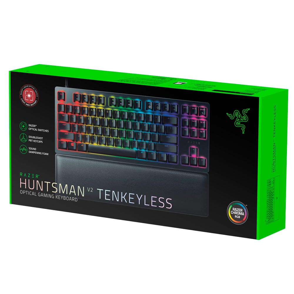 کیبورد گیمینگ ریزر مدل (Red Switch) RAZER HUNTSMAN V2 TENKEYLESS - Image 4