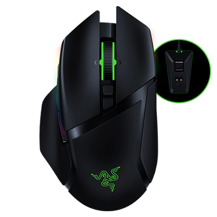 ماوس گیمینگ ریزر Razer Basilisk Ultimate همراه پایه شارژ