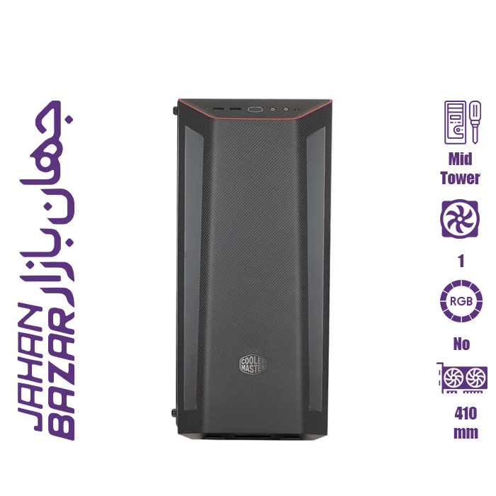 کیس گیمینگ کولر مستر MasterBox MB510L Red Trim
