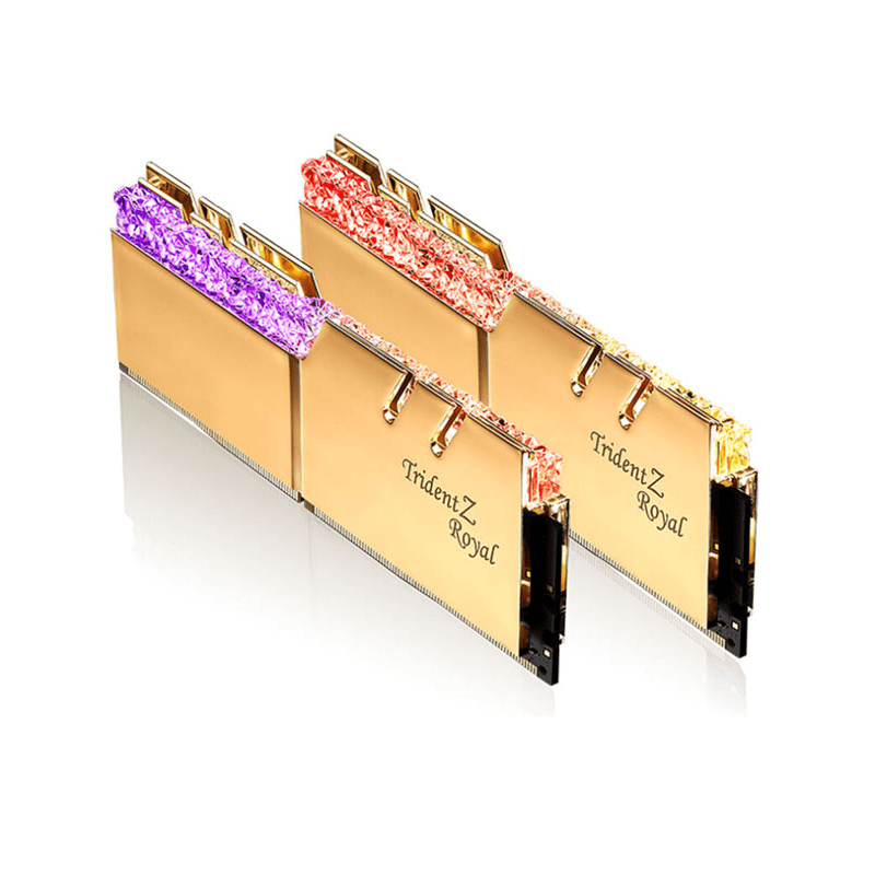 رم کامپیوتر جی اسکیل 32 گیگ دو کاناله Trident Z Royal gold CL16 3200Mhz - Image 2