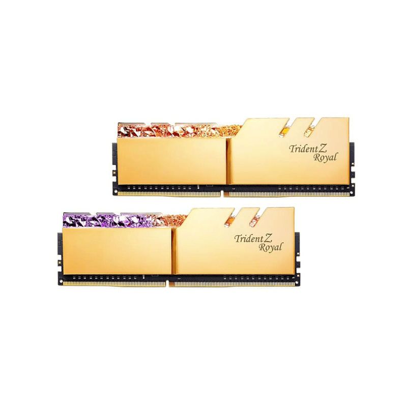 رم کامپیوتر جی اسکیل 32 گیگ دو کاناله Trident Z Royal gold CL16 3200Mhz - Image 4
