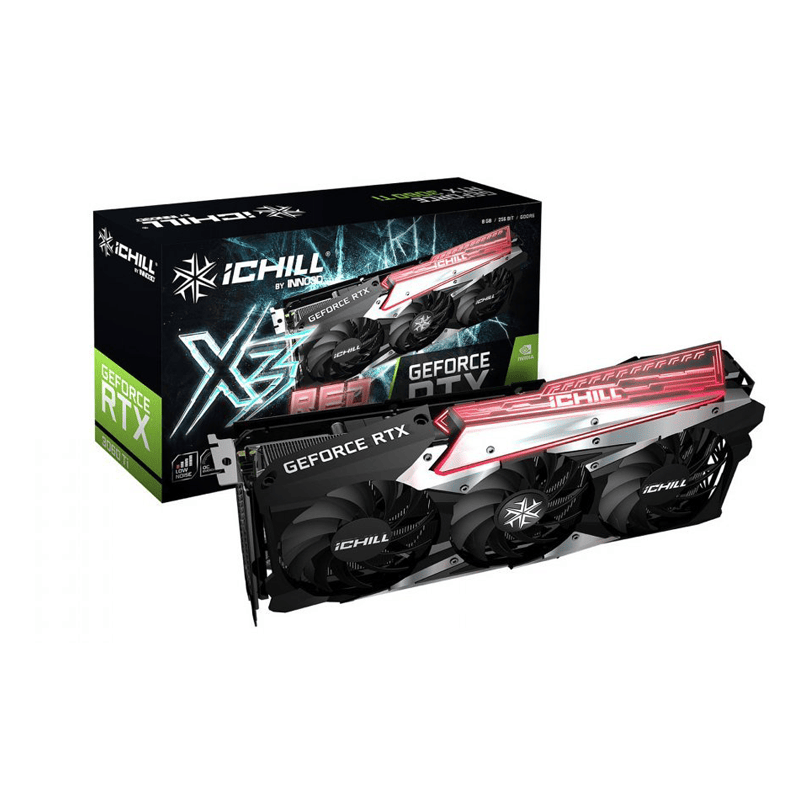 کارت گرافیک اینو تری دی INNO3D GEFORCE RTX 3060 TI ICHILL X3 RED ظرفیت 8 گیگابایت