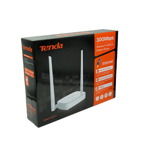 مودم روتر بی سیم ADSL2 تندا مدل D301 V4 - Image 3