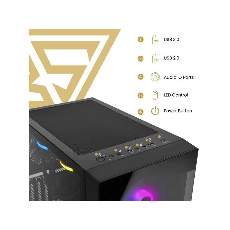 کیس گیمینگ گیم دیاس Gamdias TALOS E2 ELITE - Image 8