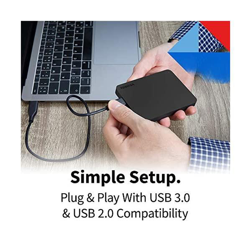 هارد اکسترنال توشیبا 2 ترابایت Canvio Basics - Image 2
