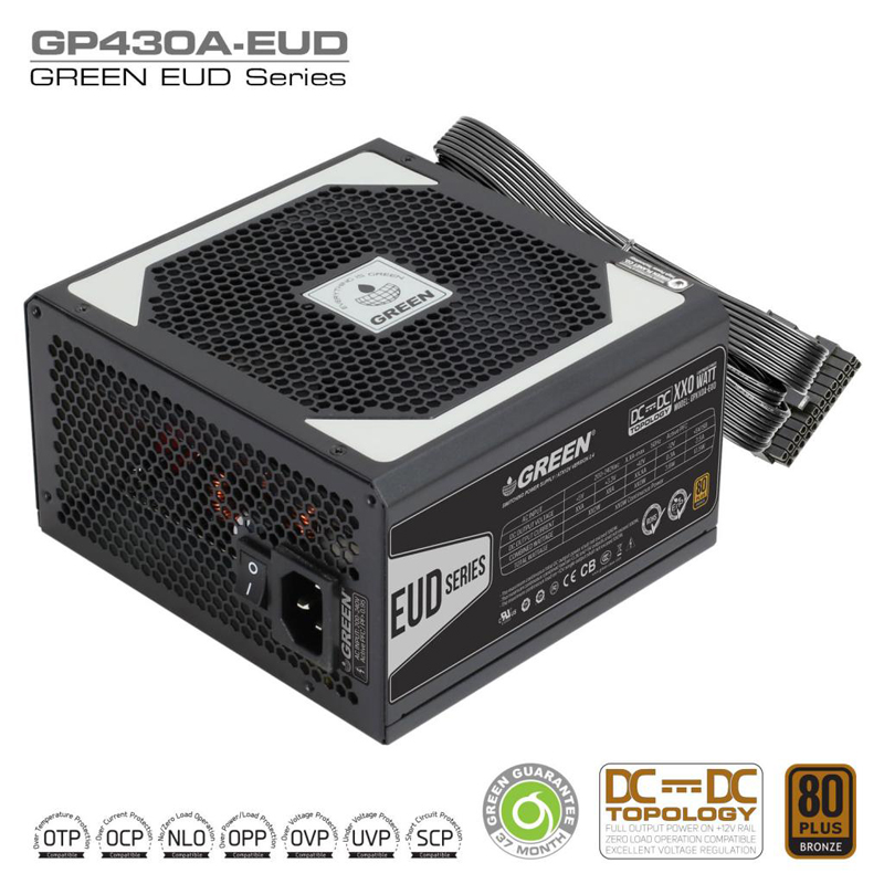 پاور 430 وات گرین مدل GP430A-EUD - Image 6