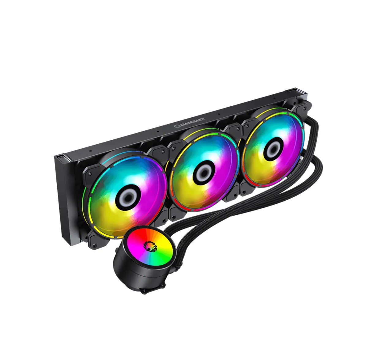 خنک کننده مایع پردازنده گیم مکس GameMax Ice Chill 360 Rainbow ARGB