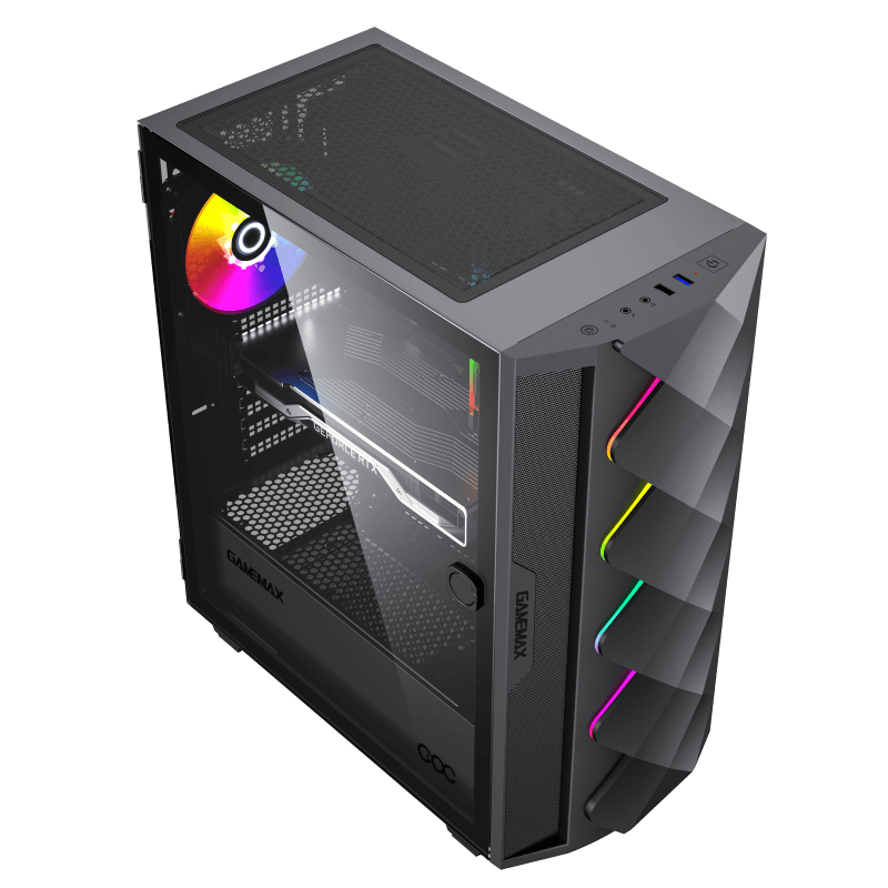 کیس گیم مکس GameMax Diamond COC-Black - Image 2