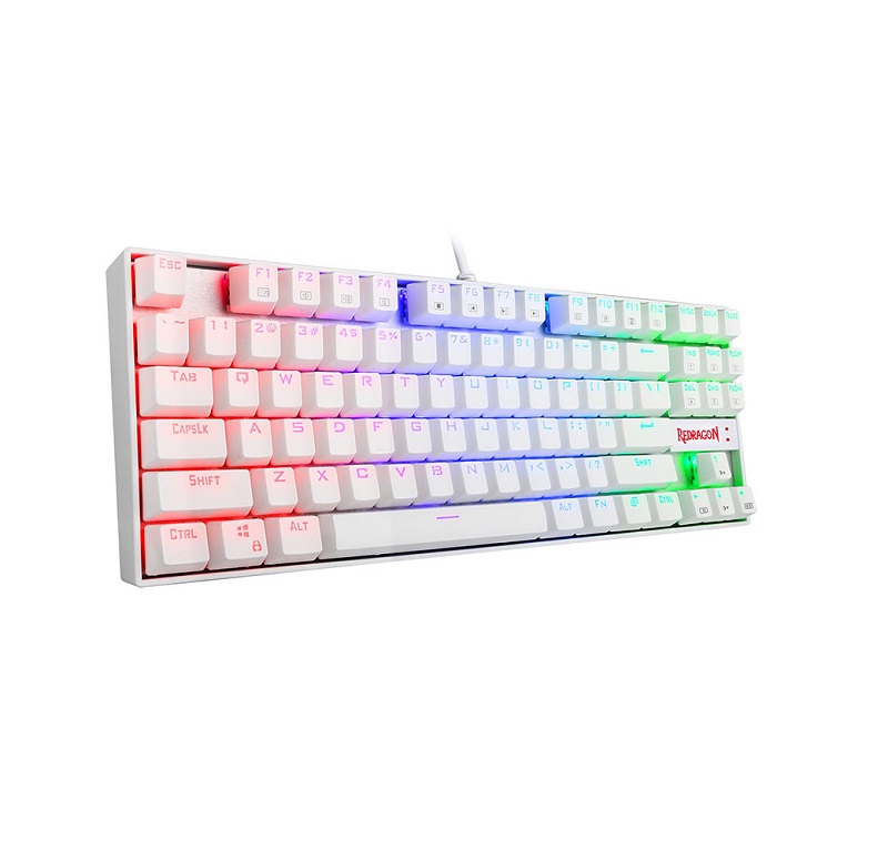 کیبورد گیمینگ ردراگون Redragon K552 Kumara White (سوئیچ آبی) - Image 4