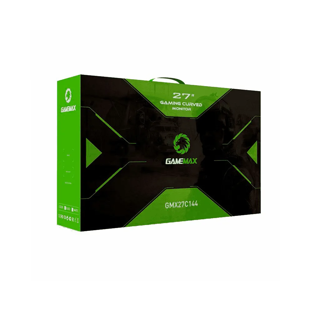 مانیتور گیمینگ 27 اینچ خمیده گیم مکس GameMax GMX27C144 Black - Image 10