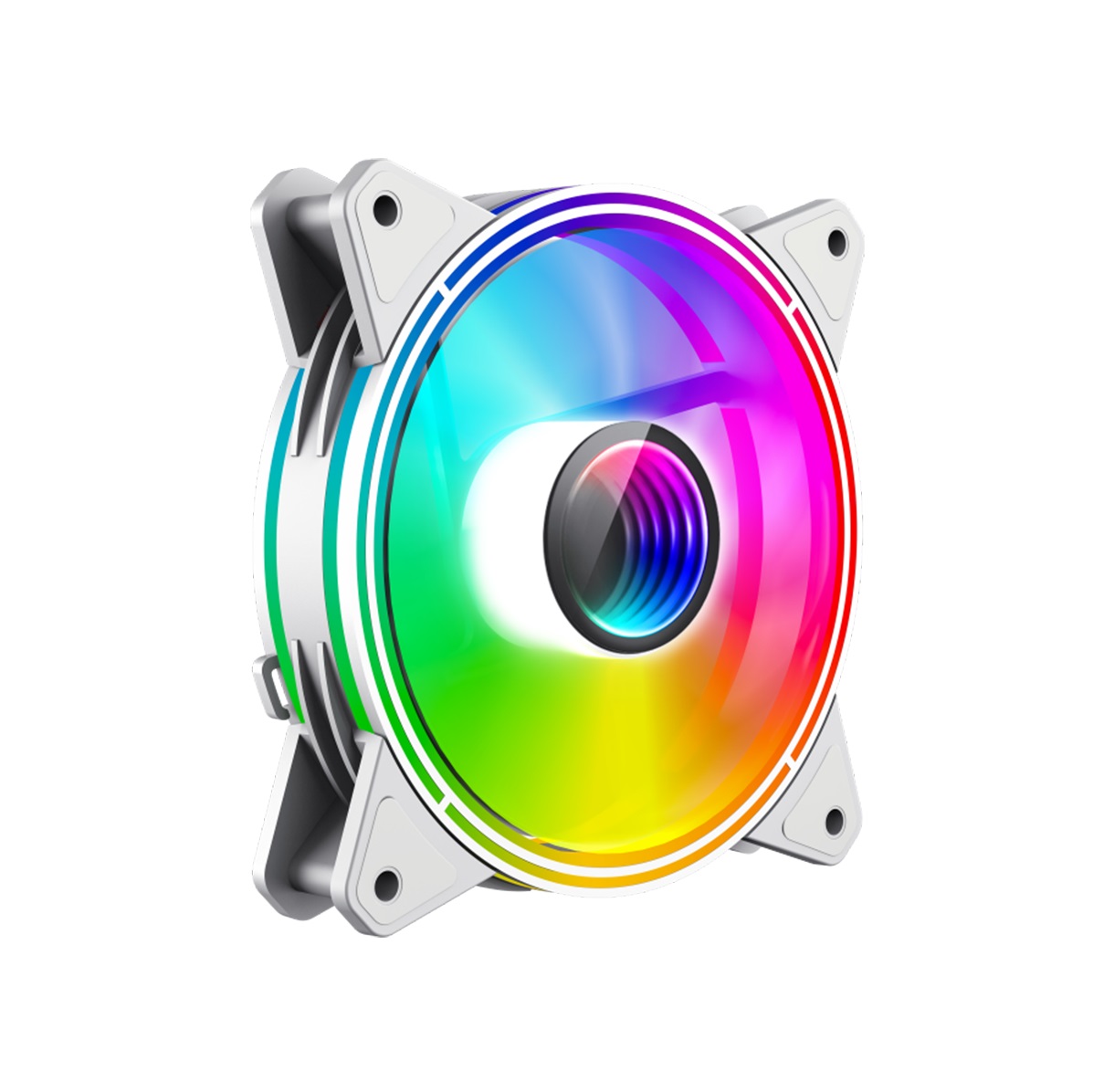 فن کیس گیم مکس GameMax FN-12Rainbow-Q-Infinity WT