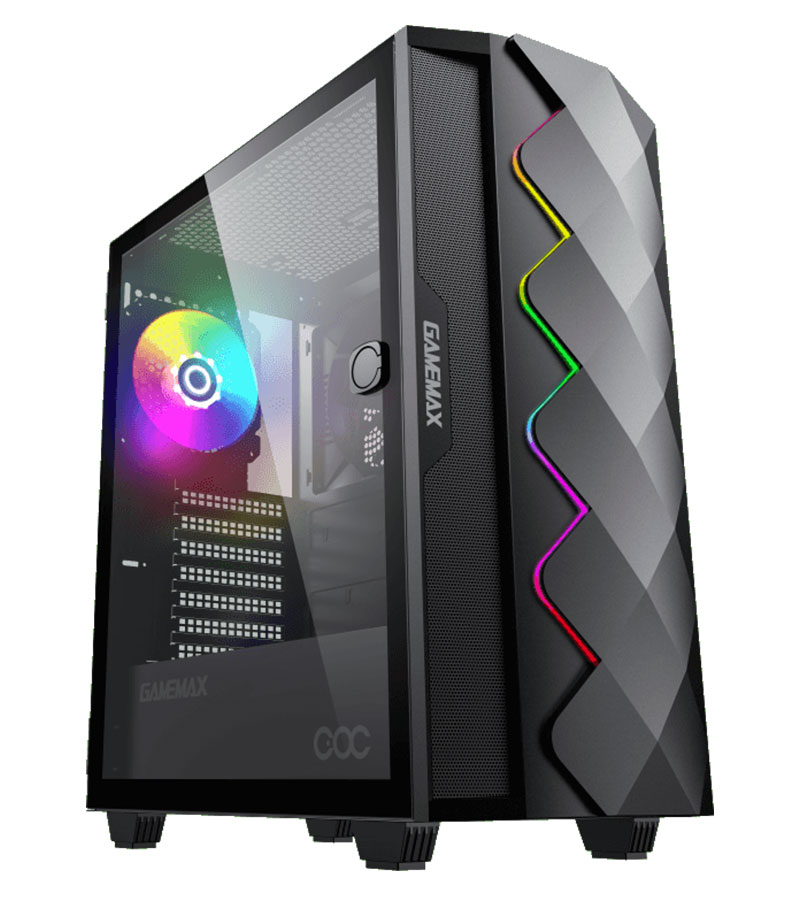 کیس گیم مکس GameMax Diamond COC-Black - Image 7