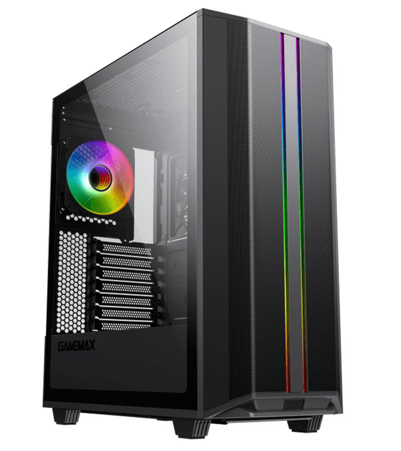 کیس گیمینگ گیم مکس GameMax Precision Black - Image 10