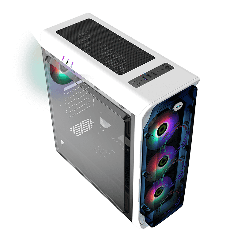 کیس گیم مکس GameMax Starlight White - Image 4
