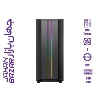 کیس گیمینگ گیم مکس GameMax Precision Black