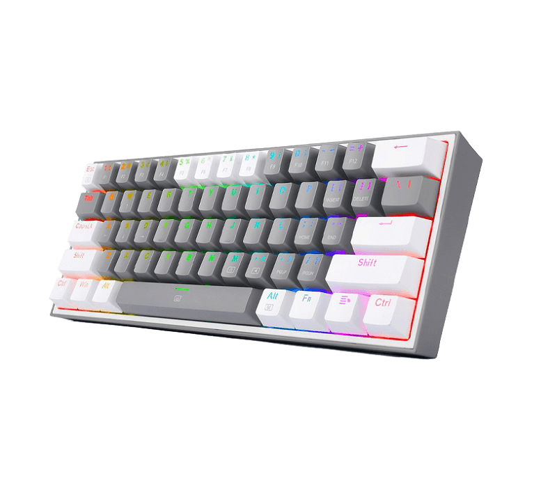 کیبورد مکانیکال گیمینگ ردراگون K617 FIZZ Grey-White - Image 2