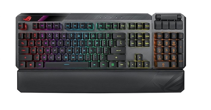 کیبورد بی سیم گیمینگ مکانیکال ایسوس Asus ROG Claymore II/RD/US