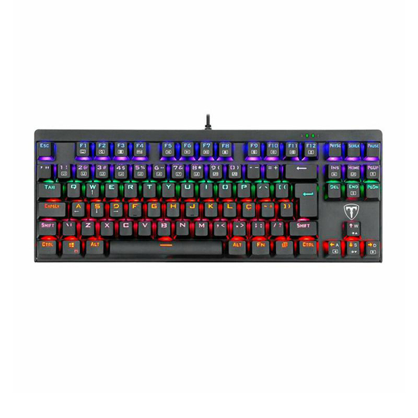 کیبورد گیمینگ تی-دگر مدل Corvette T-TGK302 blue Switch