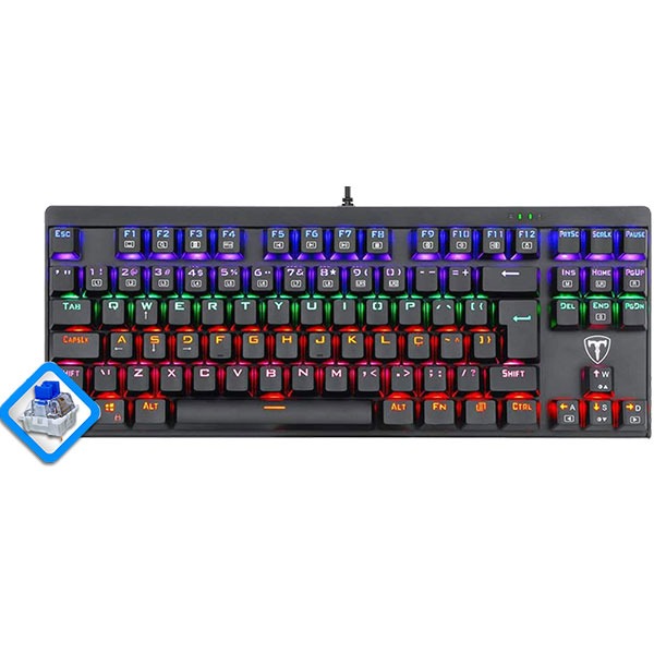 کیبورد گیمینگ تی-دگر مدل Corvette T-TGK302 blue Switch - Image 5