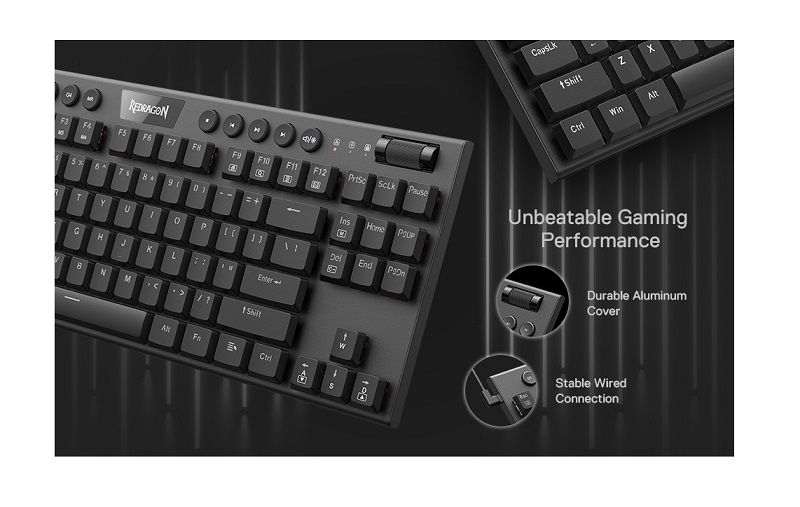 کیبورد مکانیکال گیمینگ ردراگون Redragon K622 Horus TKL RGB - Image 5