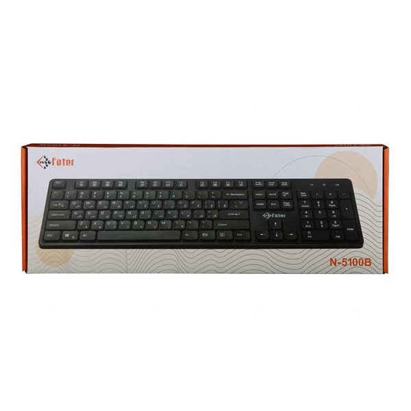 کیبورد باسیم Fater KCN-5100B - Image 6