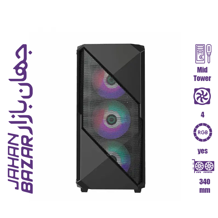 کیس گیم مکس GameMax Revolt