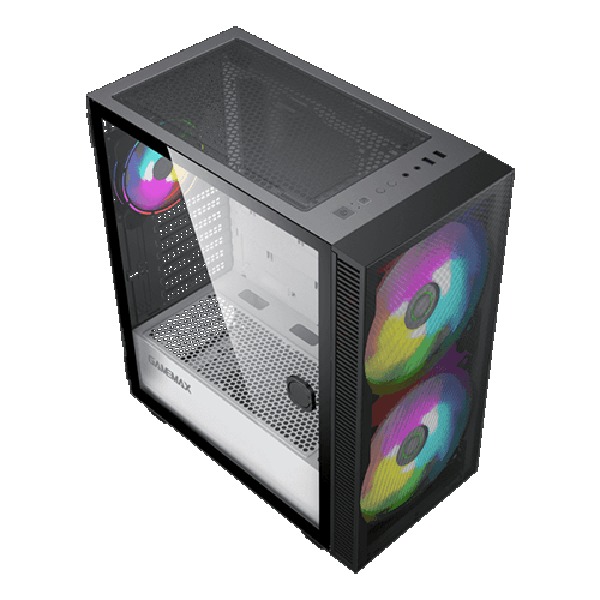 کیس گیمینگ گیم مکس GAMEMAX Aero رنگ مشکی - Image 3
