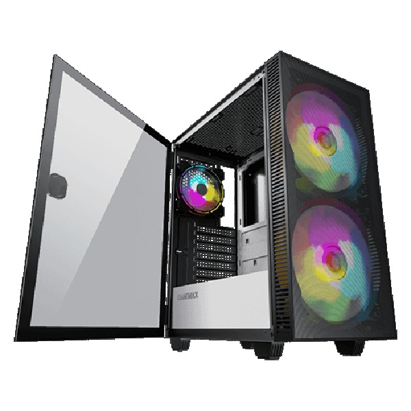 کیس گیمینگ گیم مکس GAMEMAX Aero رنگ مشکی - Image 5
