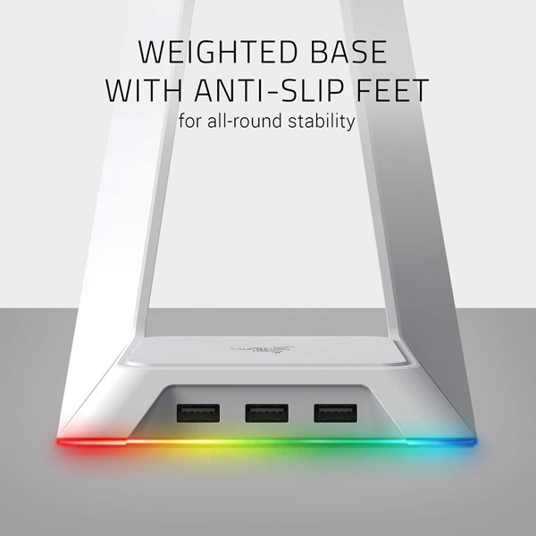 پایه هدست ریزر RAZER Base station chroma Mercury - Image 7