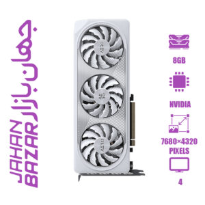 کارت گرافیک گیگابایت GeForce RTX 4060 AERO OC 8G ظرفیت 8 گیگابایت