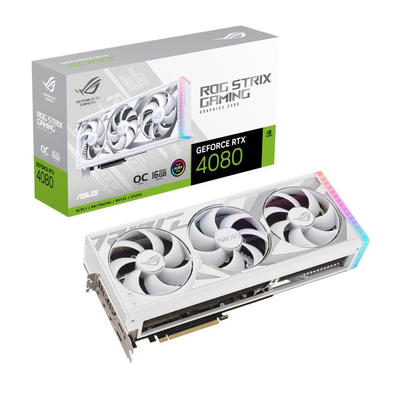 کارت گرافیک ایسوس Rog Strix GeForce RTX 4080 White OC Edition GDDR6X 16GB ظرفیت 16 گیگابایت - Image 5