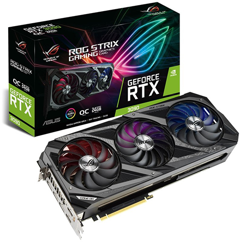 کارت گرافیک استوک ایسوس ASUS RTX 3090 ROG STRIX OC 24GB