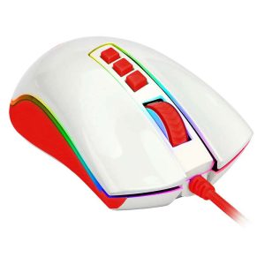 موس گیمینگ ردراگون Redragon COBRA Red White M711C